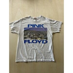 Vintage 1988 Pink Floyd Shirt Mens XL White World Tour 88 Graphic Tee